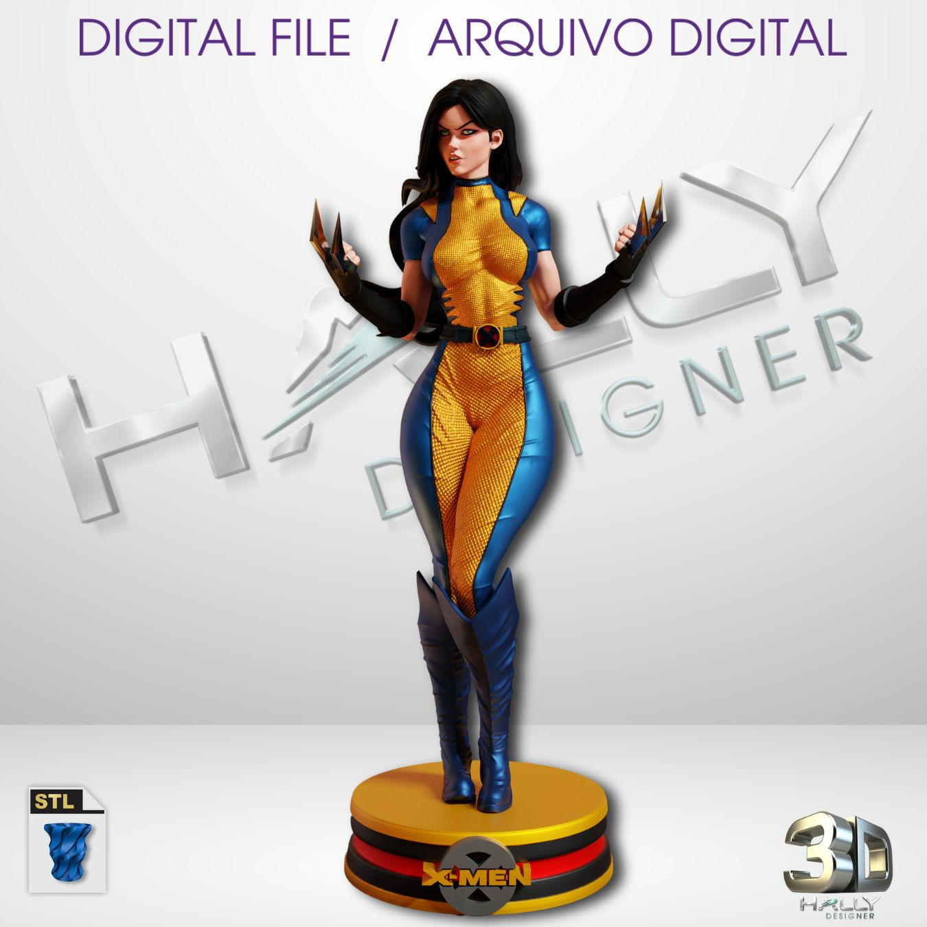 Arquivo Impressora 3d Stl - X23 - X-men