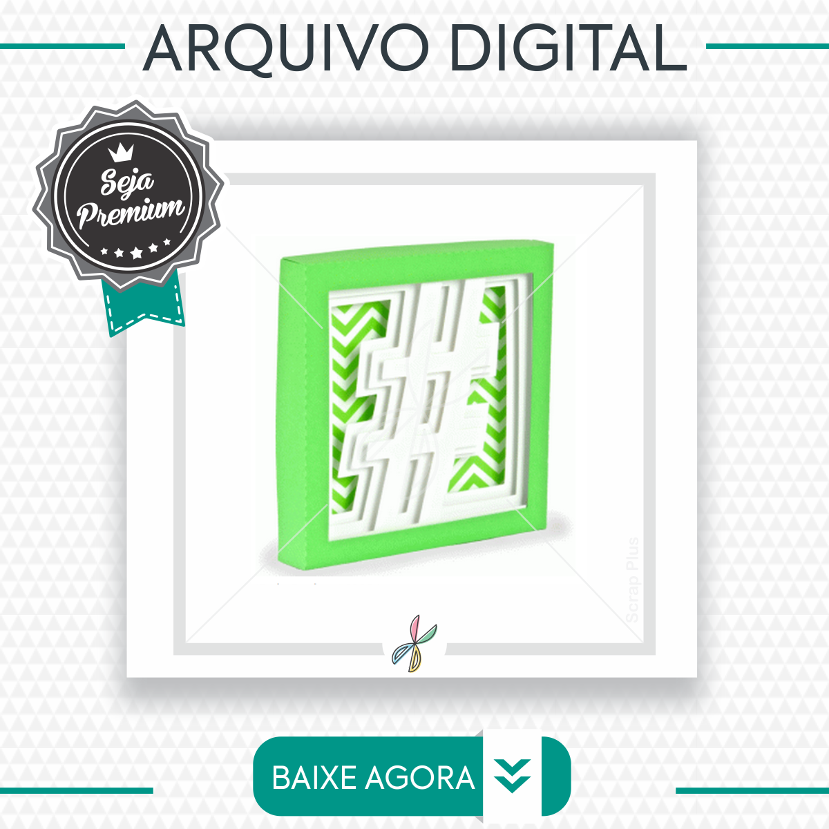Arquivo Silhouette-quadro Hashtag