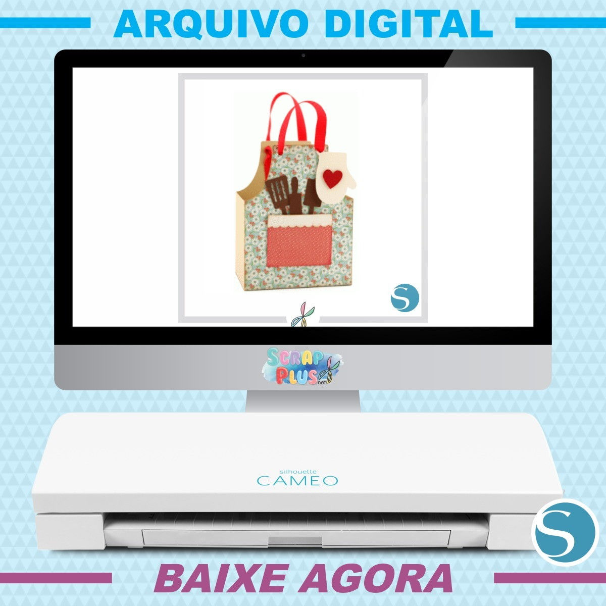 Arquivo De Corte Cozinheiros Avental 3D