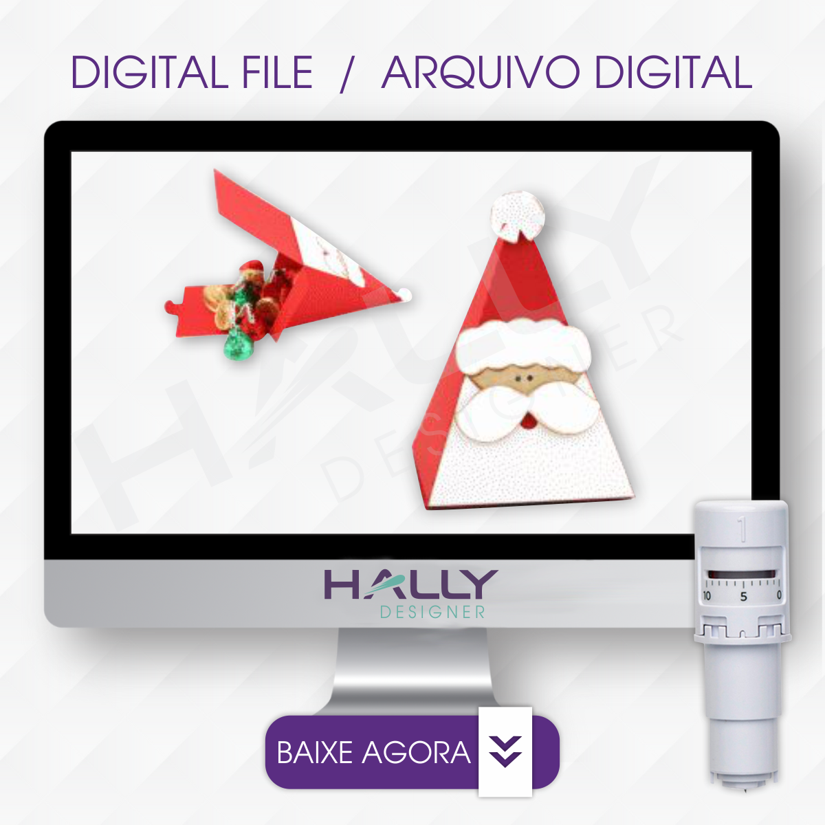 Arquivos de Corte CAIXA PAPAI NOEL