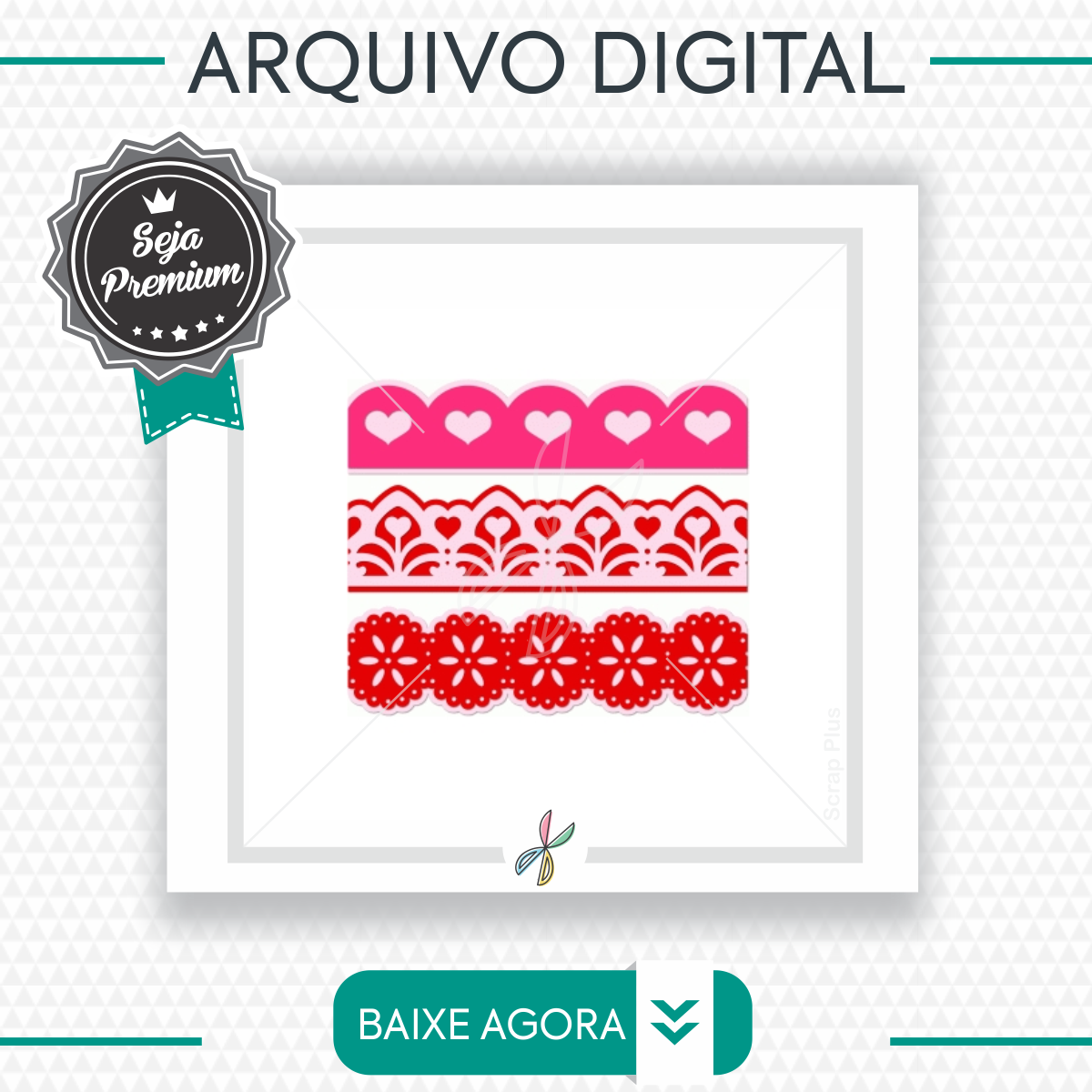 Arquivo Silhouette-bordas Fofas