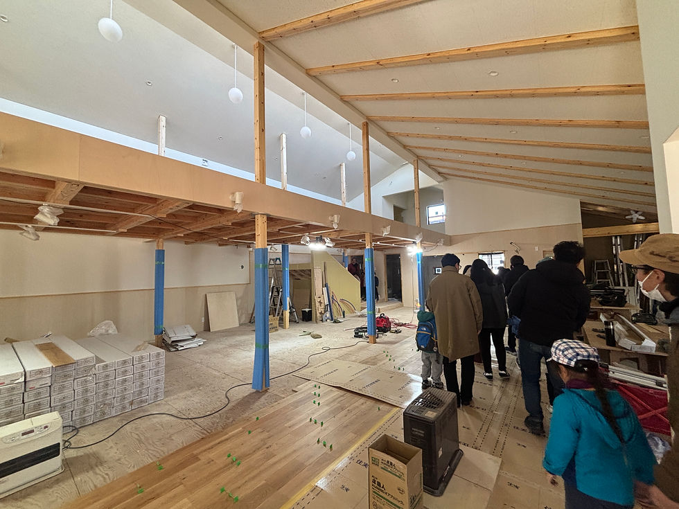 校舎建築の様子