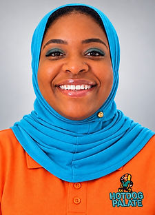 Photo of Hotdog Palate's COO/Co-Founder smiling in company headshot.