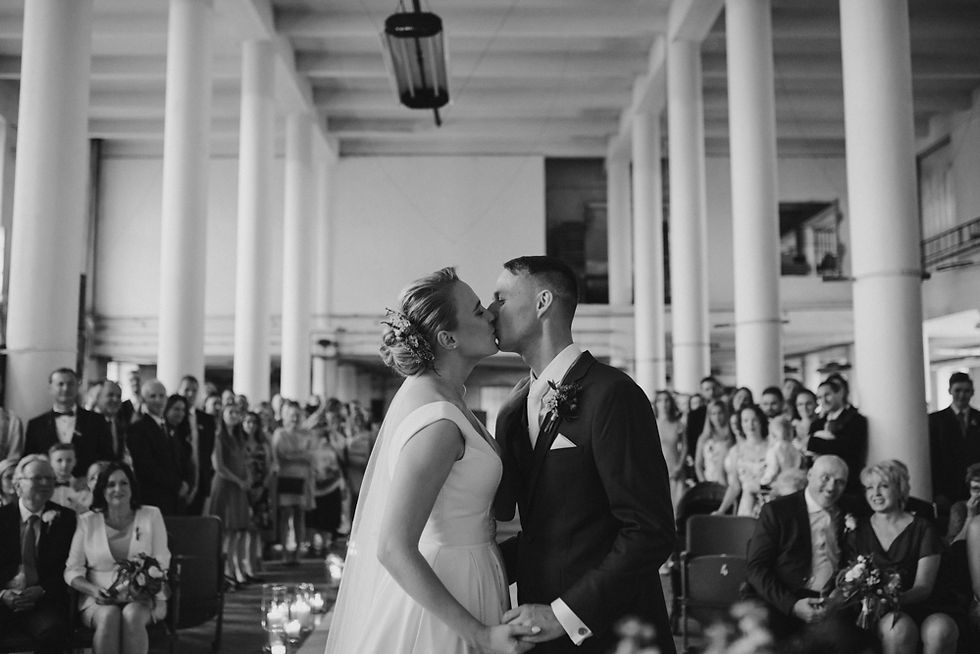 Svatební obřad v Továrně Mastných