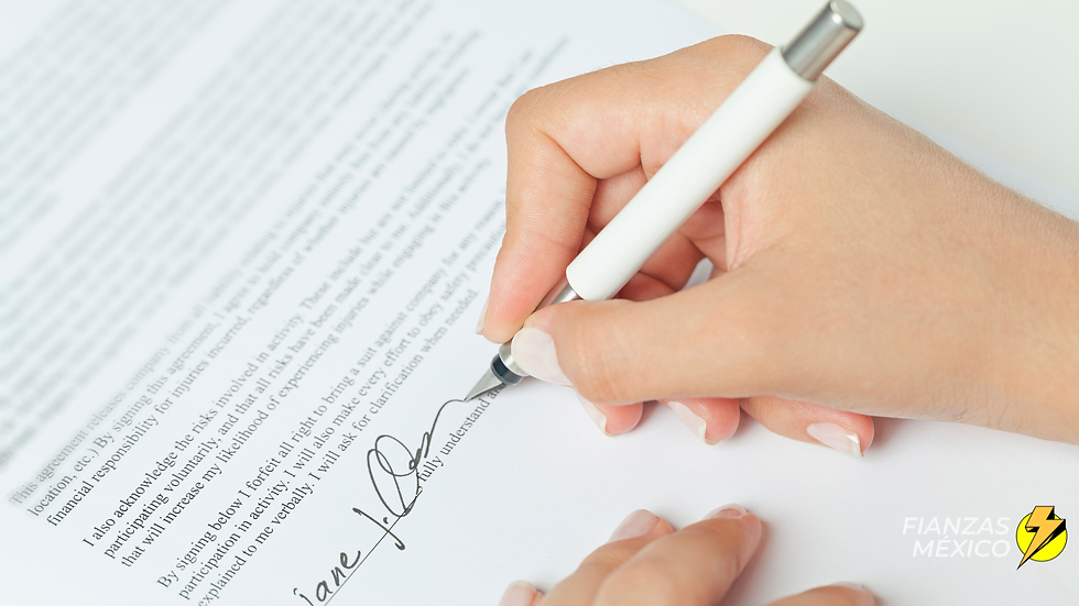 Verificación de fianza para contratos públicos