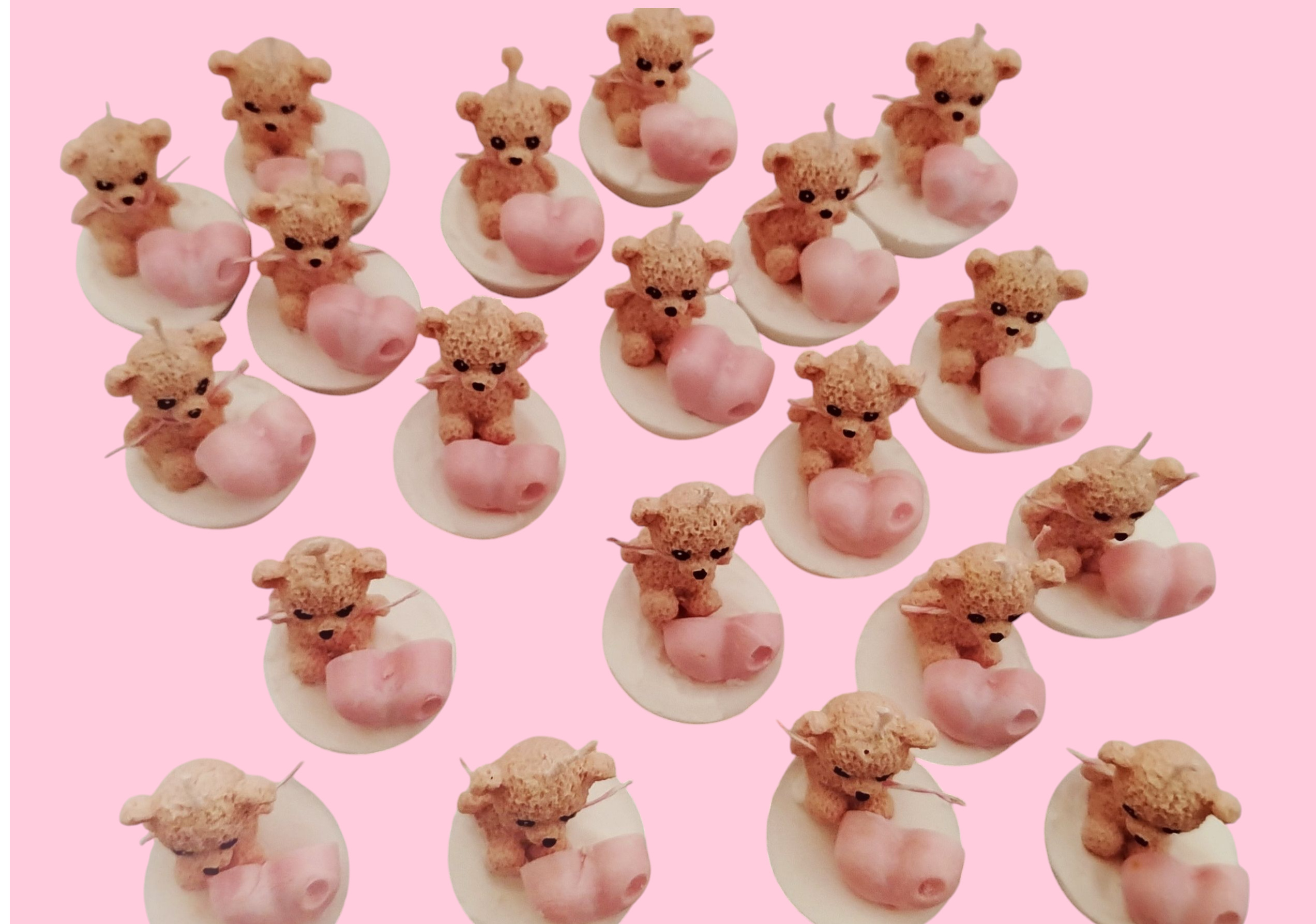 Osito en base con corazón 💖