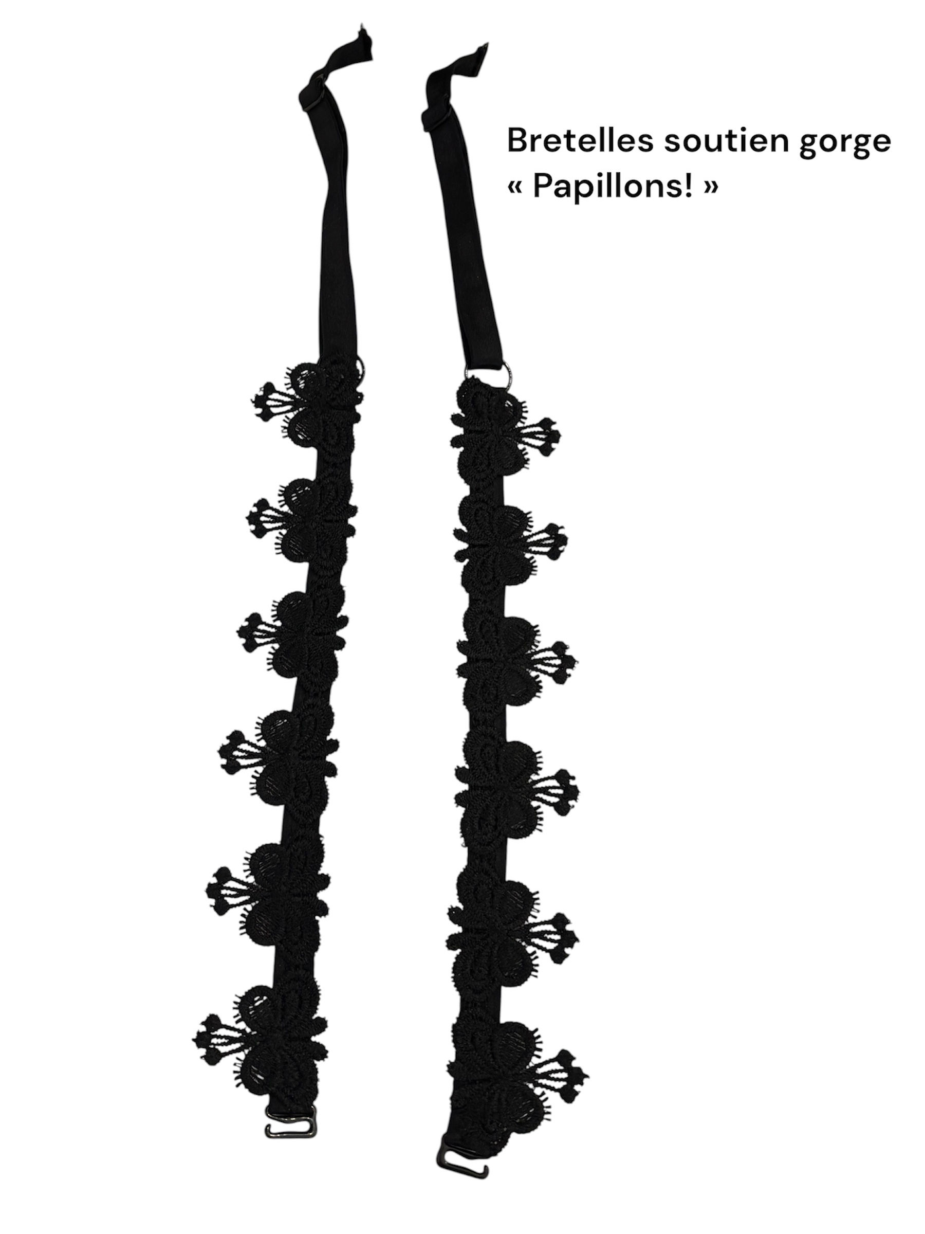 Bretelles soutien gorge strapless Papillons