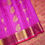 Thumbnail: Hot Pink Colour Gold Jari Gift Silks Saree