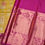Thumbnail: Mango Yellow Colour Copper Silver Jari Wedding Semi Silks Saree