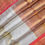 Thumbnail: Silver White With Peach Pink Colour Gold Pure Jari Tissue Wedding Silks Saree