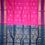 Thumbnail: Hot Pink Colour Gold Jari Soft Silks Saree