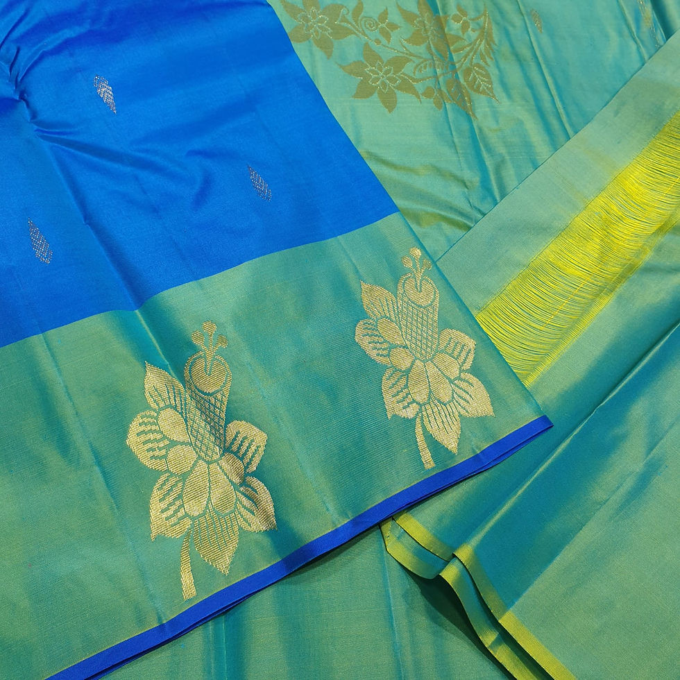 Thumbnail: Dark Ramar Coloured Without Traditional Silk Sarees
