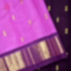 Thumbnail: Bubble Cum Pink With Coffee Brown Colour One Side Silks Saree