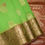 Thumbnail: Kelly Green Colour Tradition Mixed Silk Cotton Saree