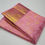 Thumbnail: Body Rose Coloured With Gold Jari Border Kanchipuram Traditional Silk Sarees