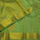 Thumbnail: Green Coloured With Gold Jari Border Traditional Silk Sarees