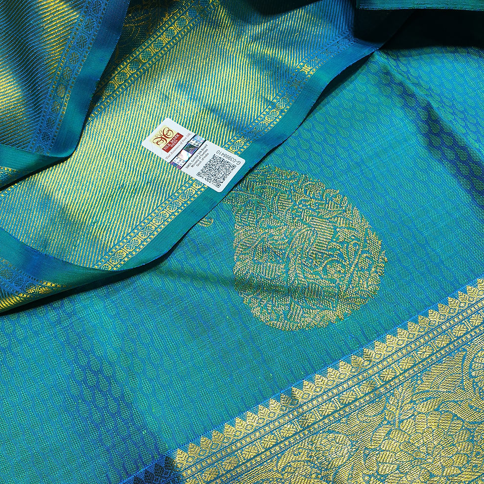 Thumbnail: Ramar Coloured With Jari Border Traditional Silk Sarees