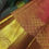 Thumbnail: Bottle Green Coloured With Red Jari Border Traditional Silk Sarees