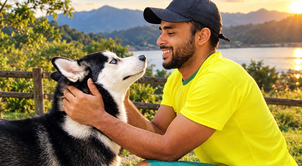 Gohan, the Siberian Husky who inspired Gohasuse