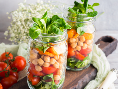 Salada no Frasco