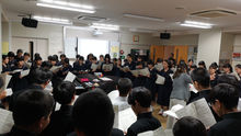 品川区立荏原第六中学校での合唱指導