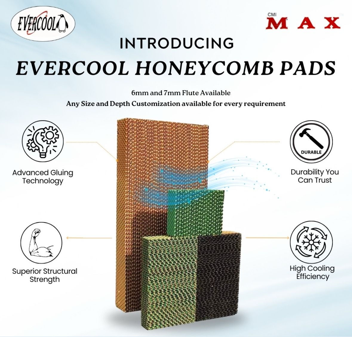 Honeycomb Cooler Pads