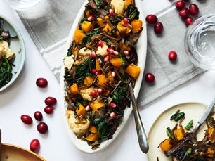 Wild Rice, Butternut Squash and Cauliflower Pilaf for Thanksgiving
