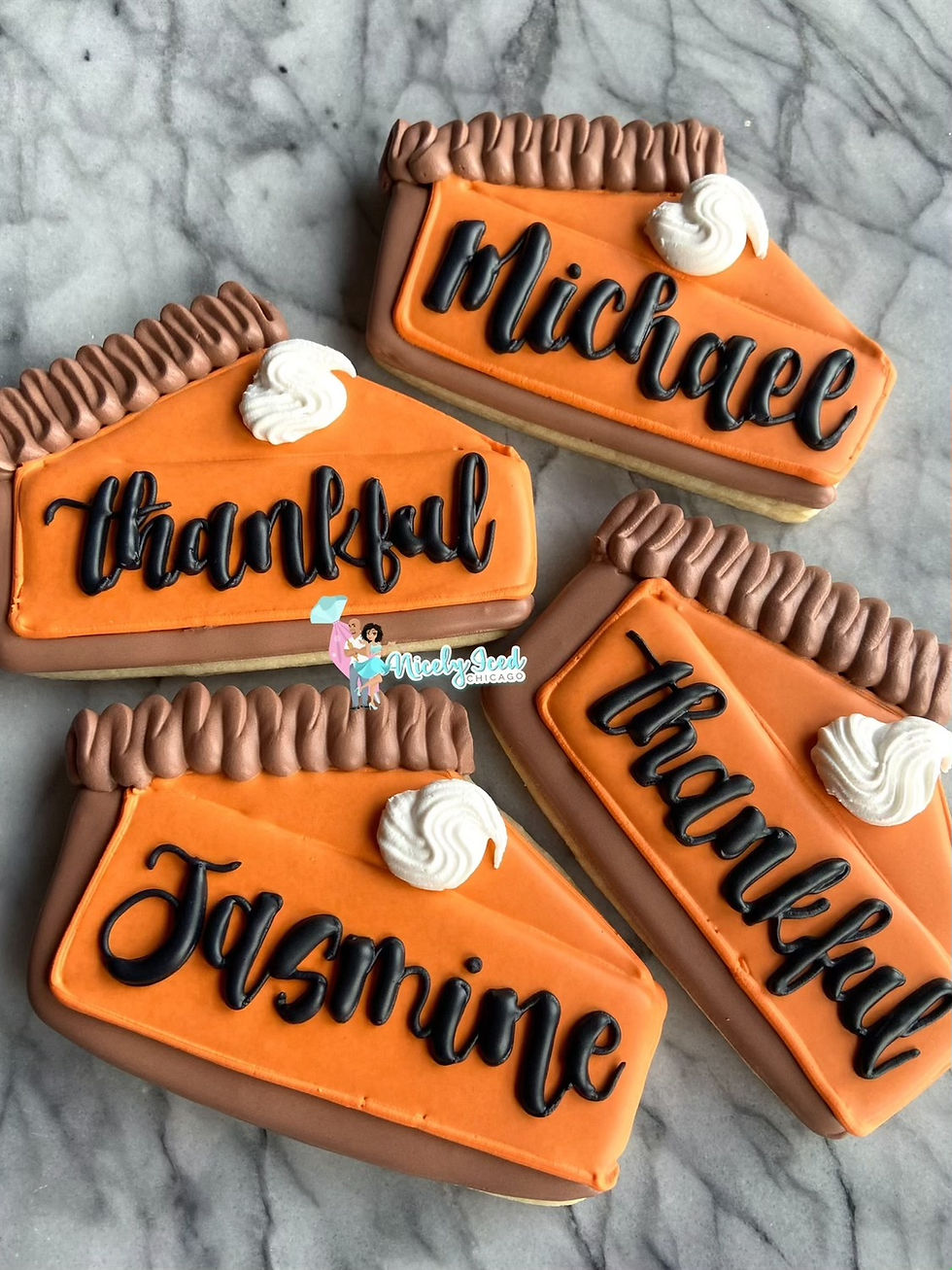 Individual Pumpkin Pie Slice