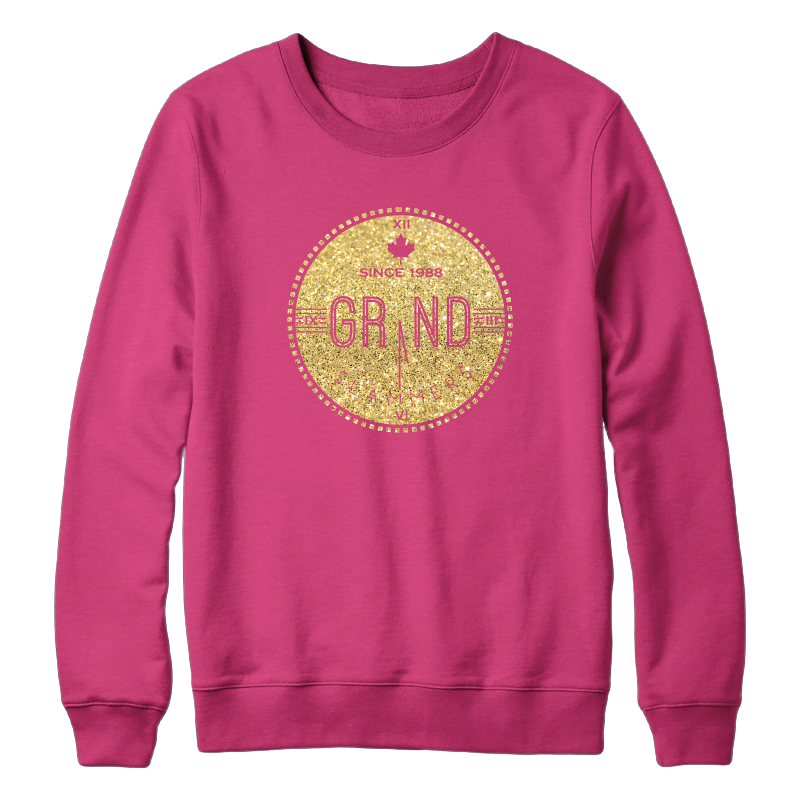 Thumbnail: CLASSIC CREW SWEATER (GOLD GLITTER PRINT)