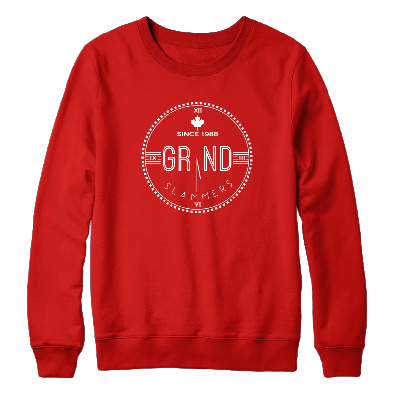 Thumbnail: CLASSIC CREW SWEATER (WHITE PRINT)