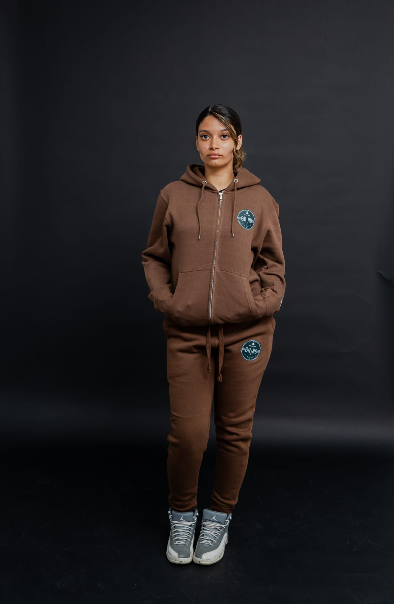 Chocolate Zipper Tracksuit