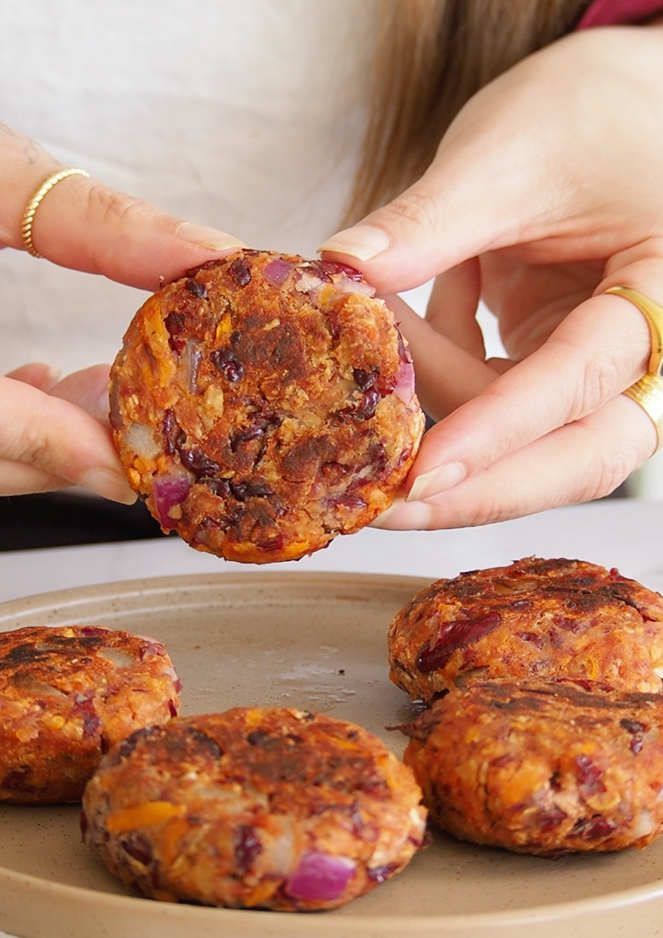 Vegane Frikadellen aus Kidneybohnen