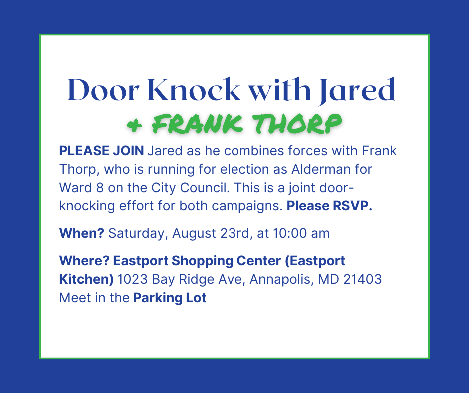 Door Knocking in Ward 8 with Frank Thorp