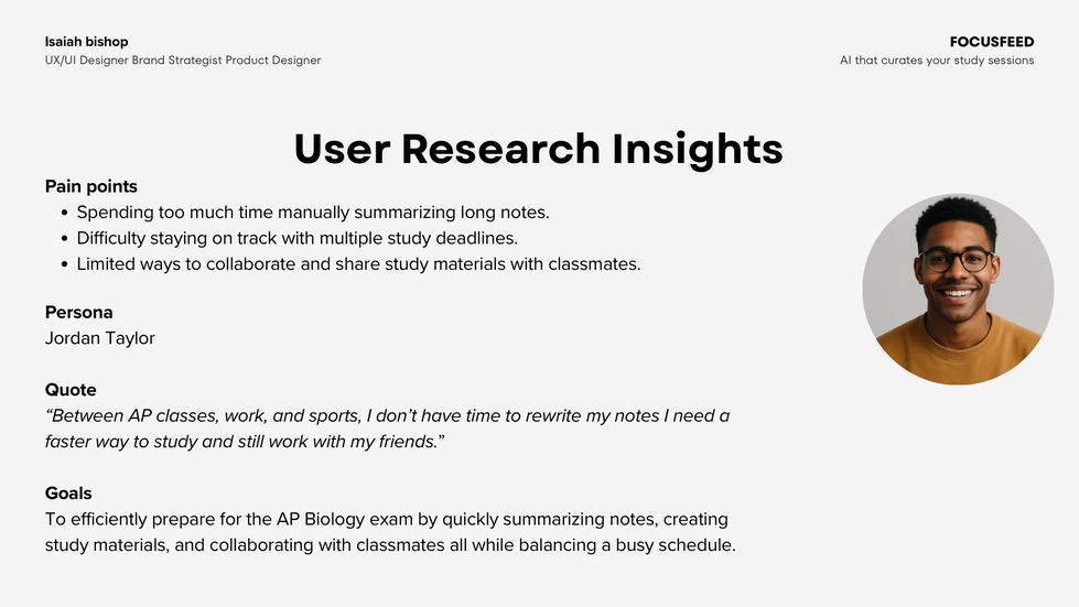 FocusFeed App - Research Summary