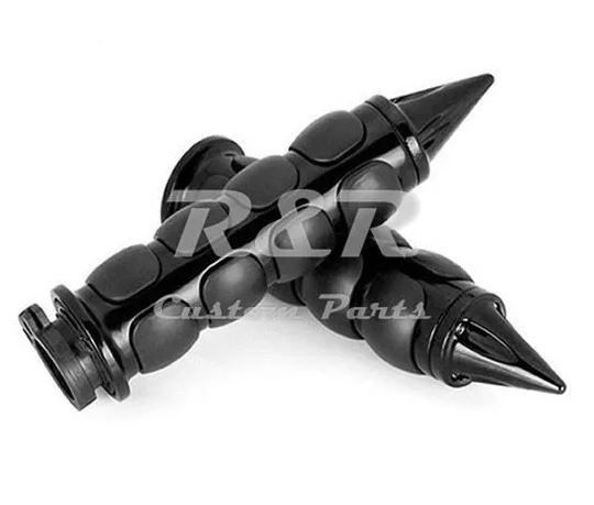 Miniatura: Manopla Custom Metal Preta Harley, Drag Star, Shadow 25mm