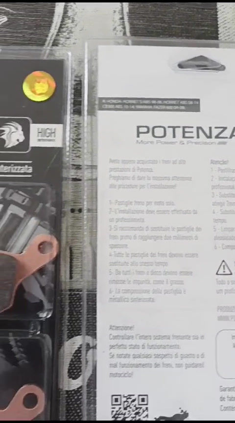 Miniatura: Pastilha de freio traseira para HONDA NC 700X (COM ABS): 2012 à 2015.