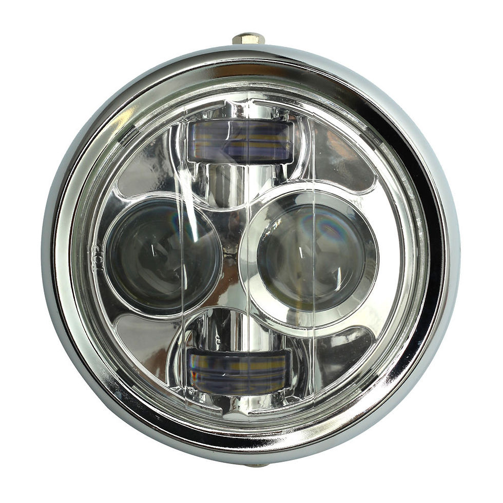 Miniatura: Farol Universal Led Daymaker Cromado Harley Custom Cafe