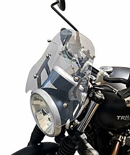 Miniatura: Bolha Para-brisa Fumê Triumph Street Twin 900 De 2015 A 2022