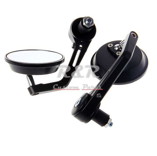 Miniatura: Retrovisor Universal Cafe Race Bobber Custom Ponta Guidão 2x