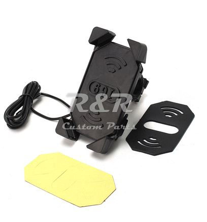 Miniatura: Suporte Para Celular Ou Gps Com Carregador Universal Moto