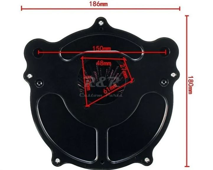 Miniatura: Filtro Ar Esportivo Harley Road King, Fat Bob, Softail,