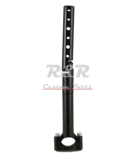 Miniatura: Extensão Preta Para Suporte Guidão Universal Bike Motos Gps Celular