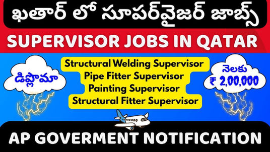 ✈️ Qatar Supervisors Recruitment Notification 2025 | APSSDC Job | Overseas Jobs from Andhra Pradesh