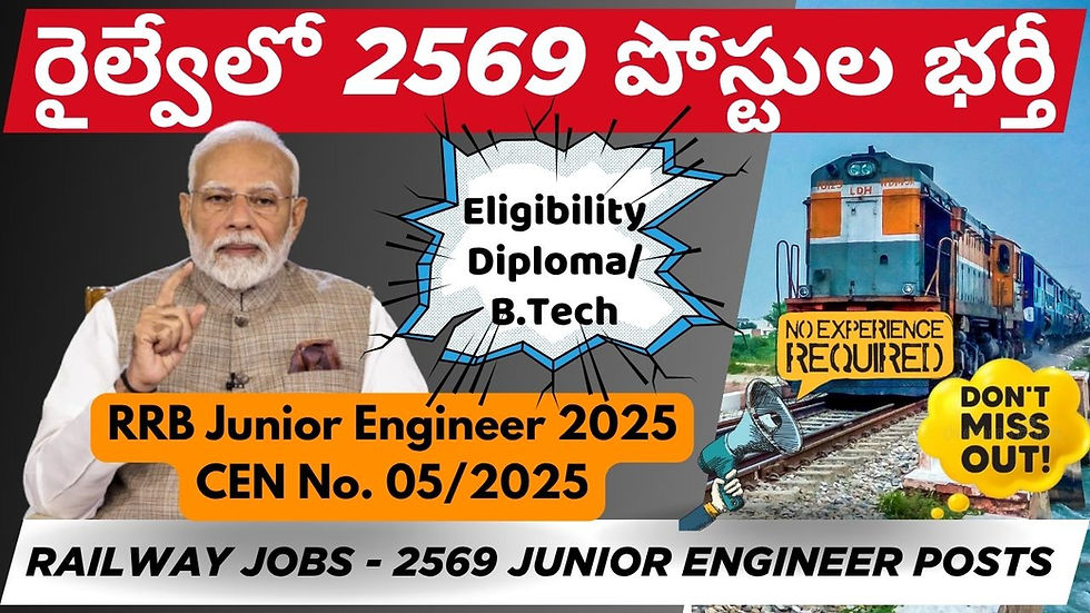 Thumbnail RRB JE 2025