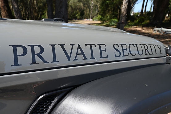 Shaw Management Group private security vehicle