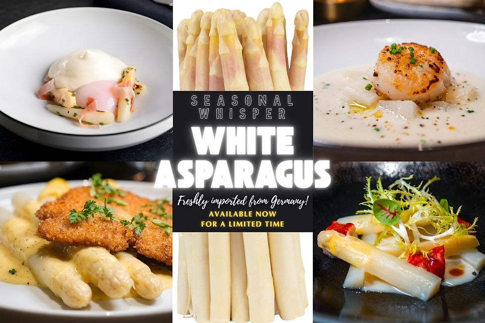 Seasonal Whisper from Germany: White Asparagus