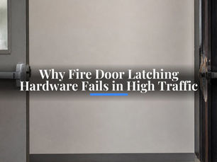 Why Fire Door Latching Hardware Fails in High Traffic