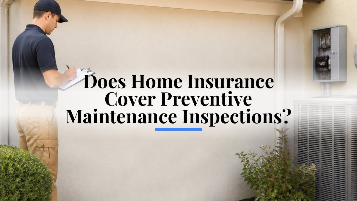 Does Home Insurance Cover Preventive Maintenance Inspections?