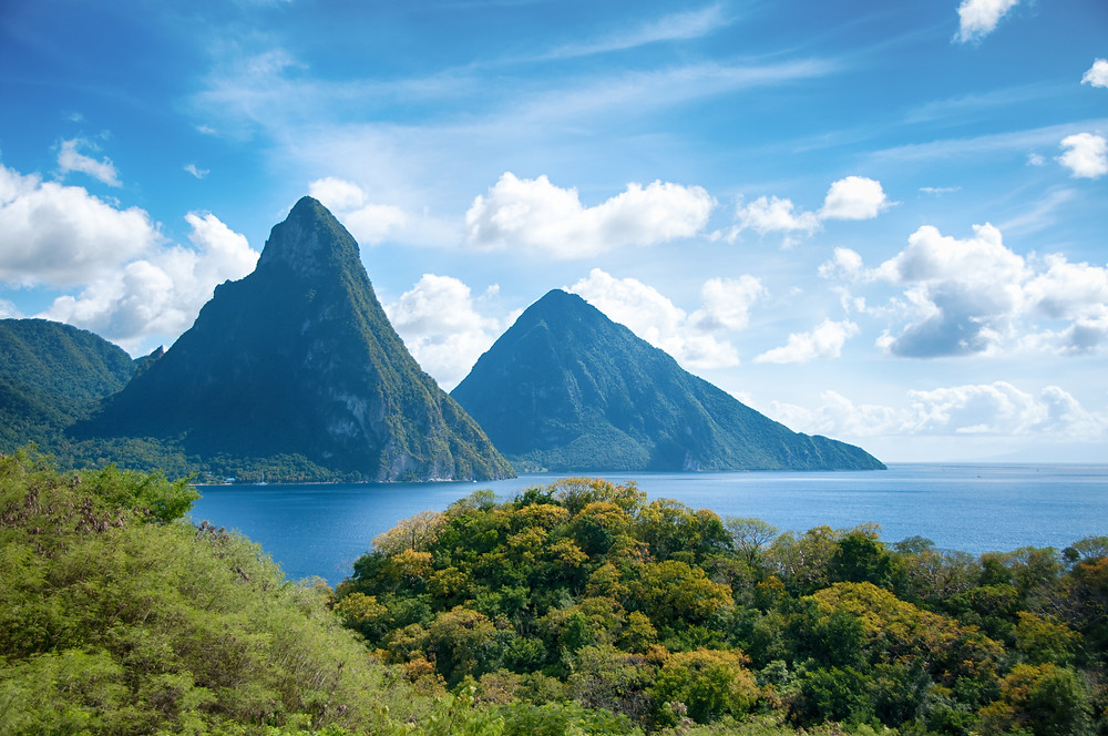 St. Lucia, Pitons