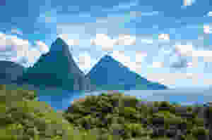 St. Lucia, Pitons